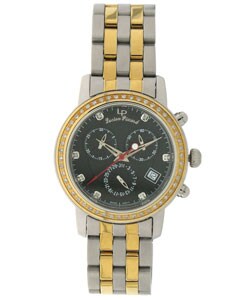 Lucien Piccard 'Monarch' Men's Diamond Watch