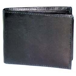 Kozmic Men's Black Leather Wallet