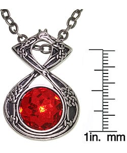 Celtic Dragon Energy Pewter Necklace