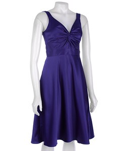 Donna Morgan Regal Twist Front Cocktail Dress