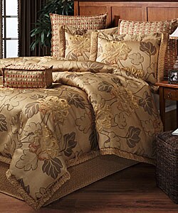 Flamboyant Gold Luxury 4-piece Comforter Set (Queen)