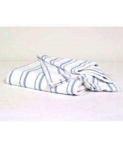 Simple Stripe Dyed Yarn Bed Blanket