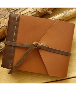 Handcrafted Leather My Life Photo Album (United States)