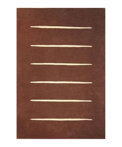 Hand-tufted Wool Steps Rug (8' x 10'6)