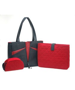 Nunzia Designer Michelle Red Women's Laptop Tote