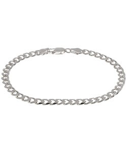 Sterling Silver 7-inch Curb Link Bracelet