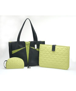 Nunzia Michelle Green Women's Laptop Tote