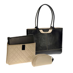 Nunzia Designer Tuscany Tan Women's Laptop Tote