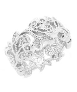 Sterling Silver Vintage Replica CZ Ring
