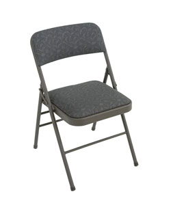 Fabric Cushioned Folding Chairs (Pack of 4)
