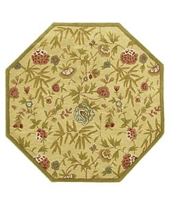 Handmade Elite Transitional Wool Rug (6' Octagon)