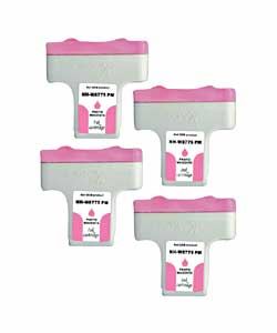 HP 02 Compatible Light Magenta Ink Set C8775WN 4-pack