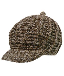 Hailey Hats Crocheted Newsboy Cap
