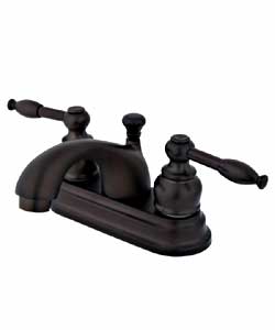 Knight Oil Rubbed Bronze 4-inch Centerset Bathroom Faucet