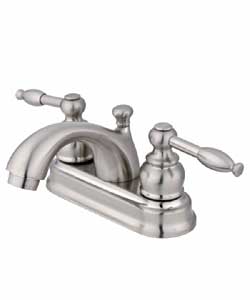 Knight Satin Nickel 4-inch Centerset Bathroom Faucet