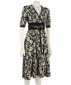 Lily V-neck Wrap Dress