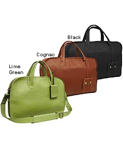 Amerileather Slim Leather Commuter Briefcase