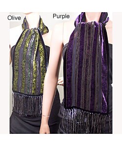 Printed Velvet Burnout Scarf (Case of 2)