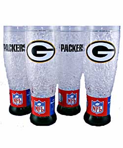 Green Bay Packers Crystal Pilsner 4 Pack