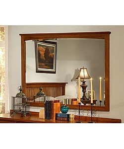 Mission Solid Oak Wall Mirror