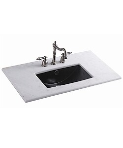Courtyard Black Undermount Lavatory Sink