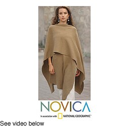 Alpaca Wool 'Serenity' Wrap (Peru)