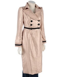 To The Max Long Double Breasted Trench Coat