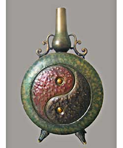 Handmade Metal Yin-yang Chimney Vase