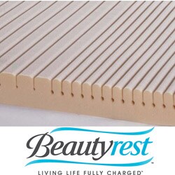 Beautyrest GeoMatt Therapeutic Foam Queen/ King- Size Mattress Pad