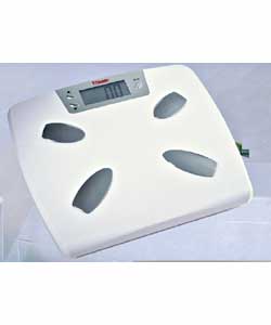Trimmer Digital Body Fat Analyzer Scale- White