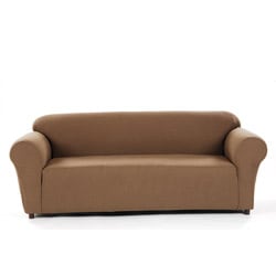 Pebble Check Stretch Sofa Slipcover