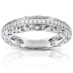 14k White Gold 1/3ct TDW Brilliant Diamond Ring