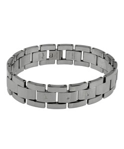 Men's Tungsten 1/8ct TDW Diamond Bracelet (16.1 mm)