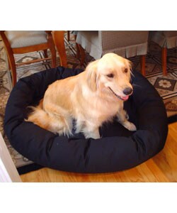 Extra Large 52-inch Bagel Donut Pet Dog Bed