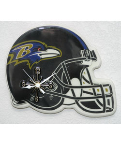 Ravens Helmet Clock