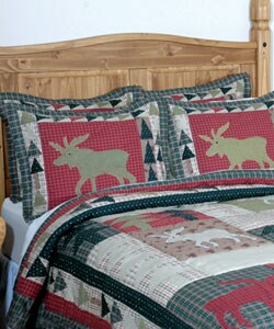 Moose & Trees Quilt Set