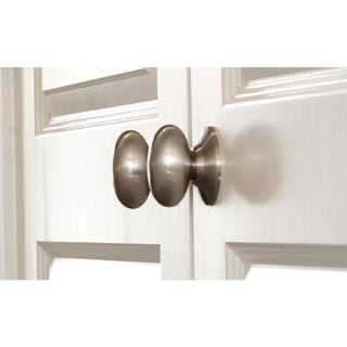 Egg Shaped One Sided Dummy Door Knob Pair