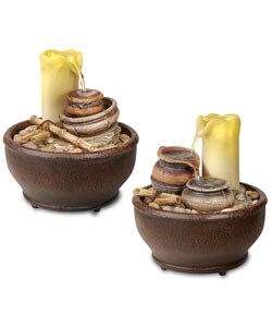 Cordless Flowing Candle Fountain (Pack of 4)