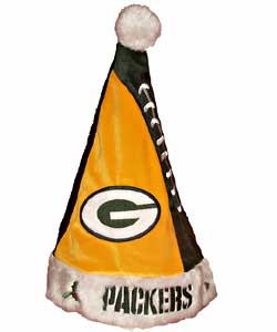 Colorblock Santa Hat - Green Bay Packers
