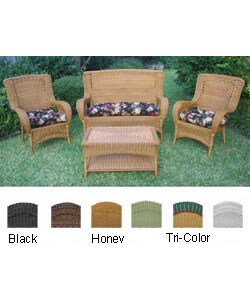 Outdoor 4-piece Settee Group