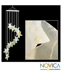 'Star Cascade' Onyx Wind Chimes (Mexico)