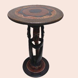 Hand-finished Family Circle Table (Ghana)