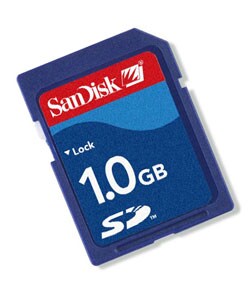 SanDisk 1GB Secure Digital Memory Card (Case of 5)