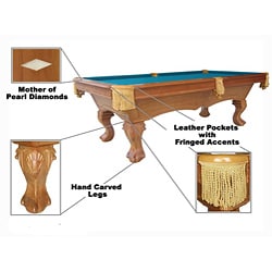 Ashleigh Solid Wood Pool Table