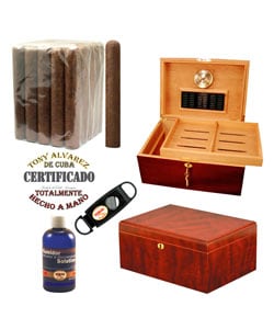 Classic Cigar Humidor Combo