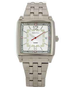 Seiko Men's Silver Dial All Stainless Steel Watch