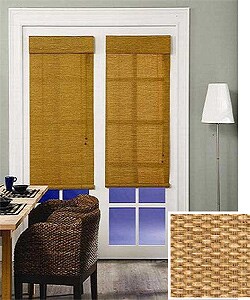 Chicology French Antique Gold Rollup Blind (24 in. x 72 in.)