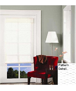 Chicology Kansas White Rollup Blind (48 x 72)