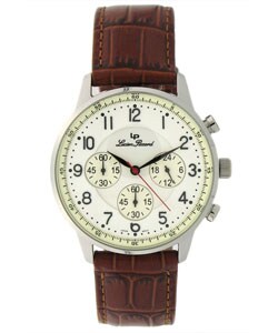 Lucien Piccard 'Arden' Men's Ivory Dial Watch