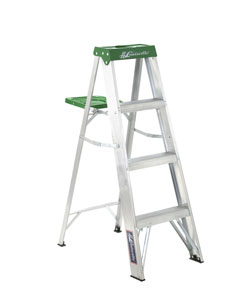 Aluminum 4-foot 225-pound Rating Step Ladder